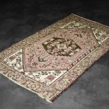 Vintage Hand-Woven Middle Eastern Oriental Hamadan Rug, 1960s