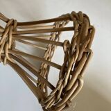 Wicker mannequin hat head
