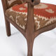 Boho Chic Suzani Embroidered Bergere Chair