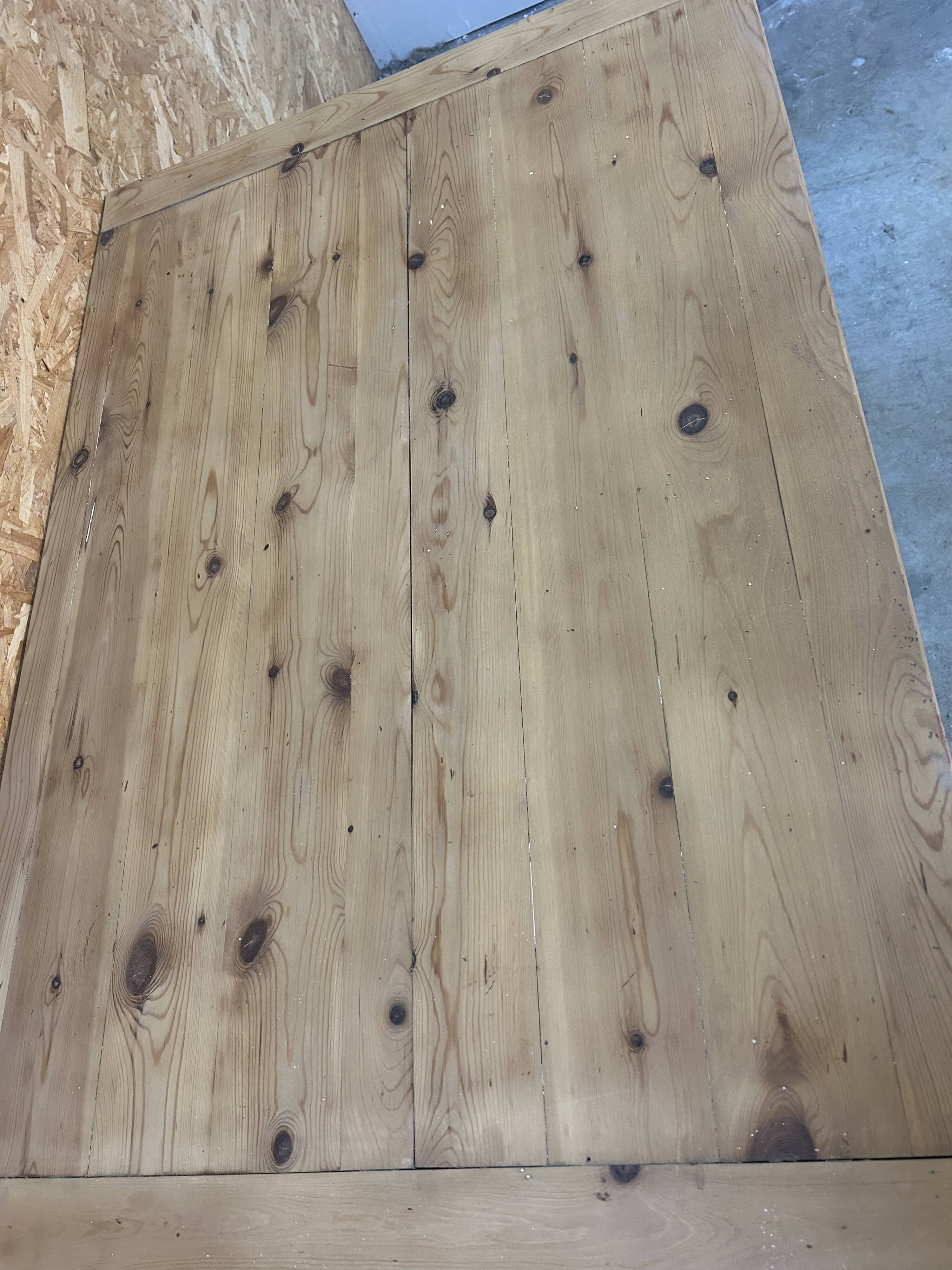 Vintage pine farm table