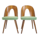 1960s Antonin Suman Set of Two Dining Chairs, Czechoslovakia