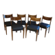 Set of 6 Consorzio Sedie Friuli B series chairs