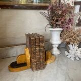 Pair of Art Deco marble bookends