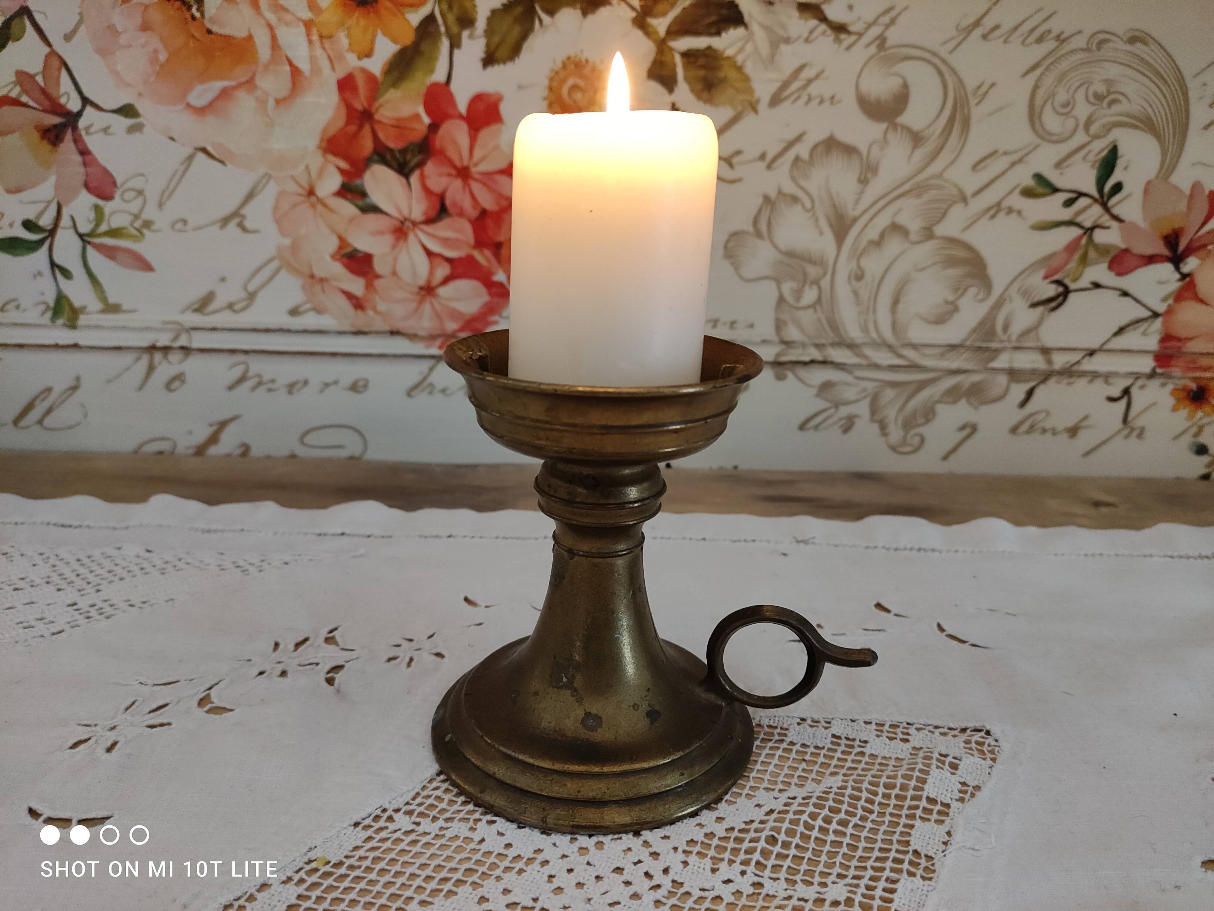 Cellar rat high brass for thick candle