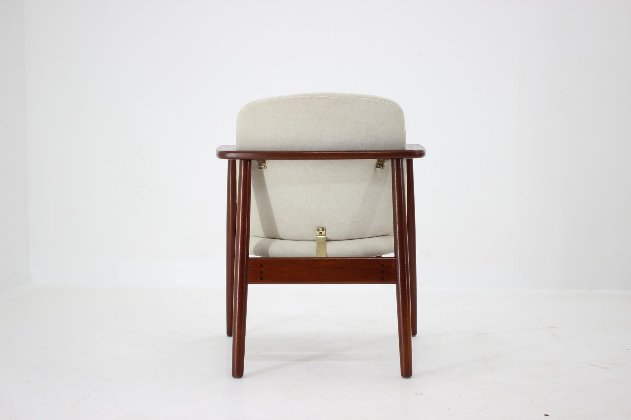 1960s Børge Mogensen Teak Armchair Model 165 Produced by Søborg Møbelfabrik, Denmark