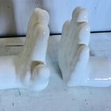 Pair of vintage book clamts