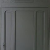 Black art deco Parisian wardrobe