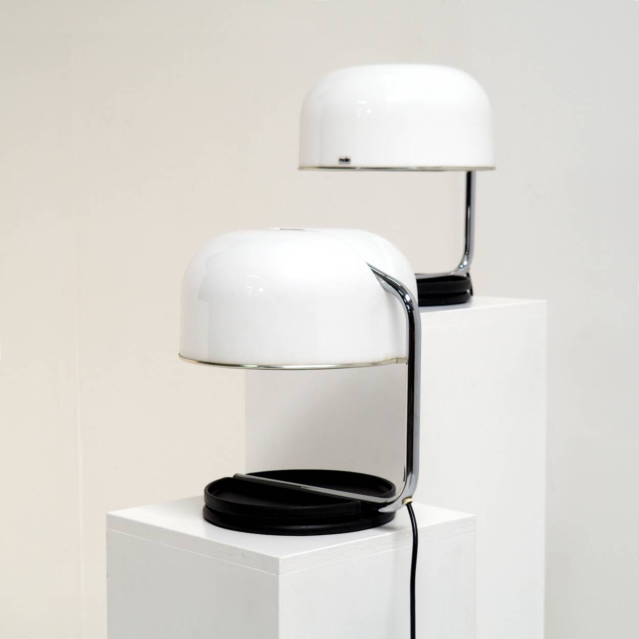 Paire de lampes de table "GUM" modèle Molin. Italie, années 1970.