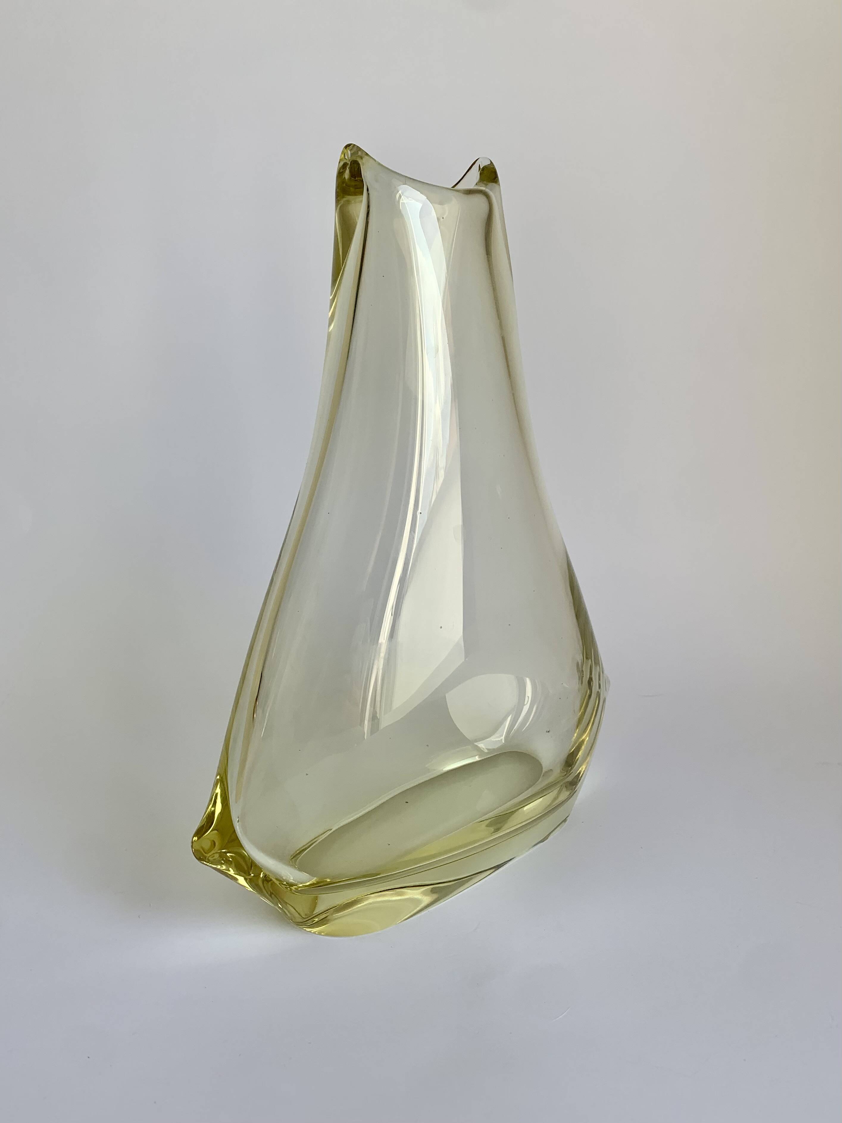 Vase by M. Klinger for Bohemian Glass, Czechoslovakia, 1960s