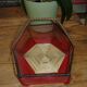 Panier de table vintage en scoubidous