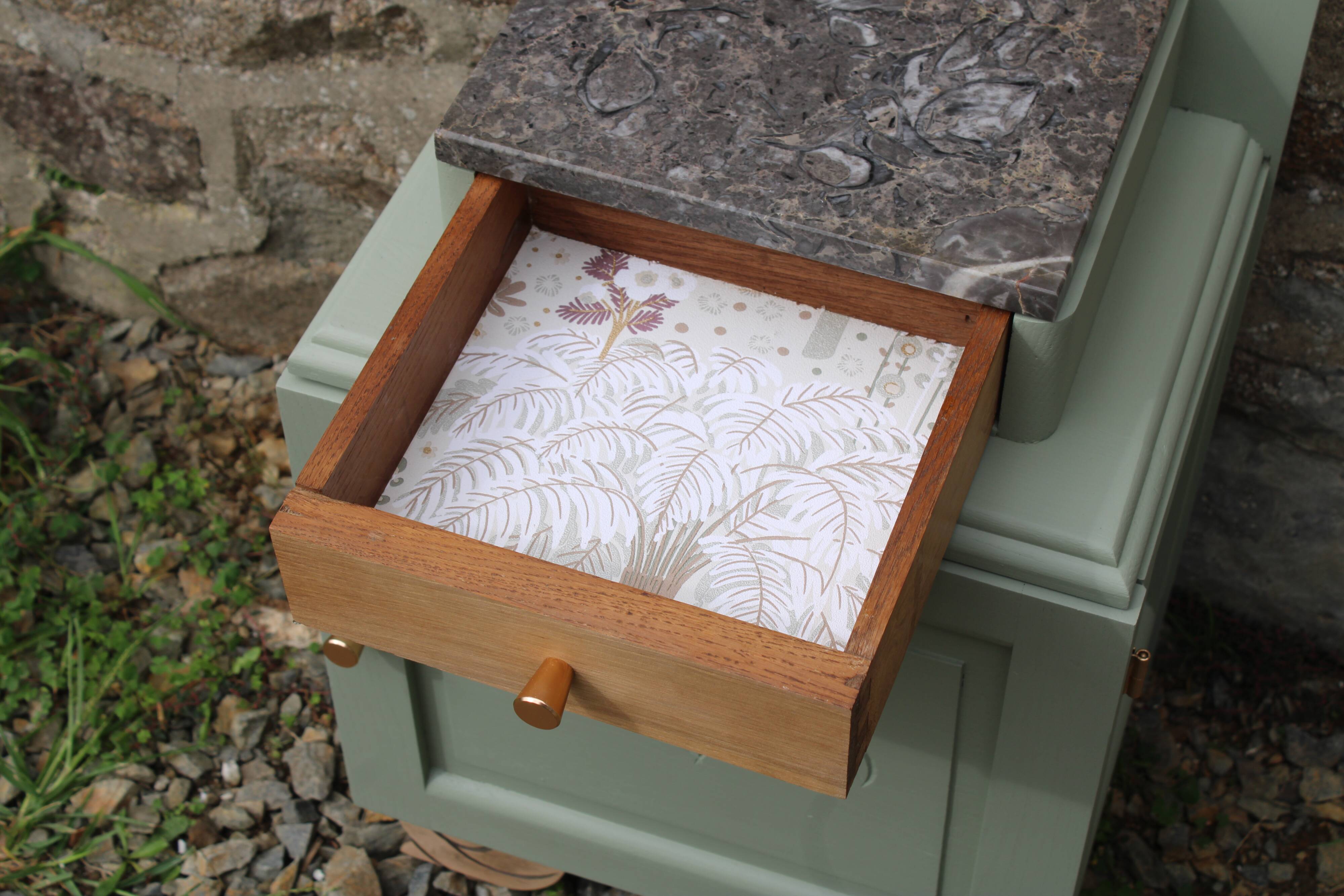 Vintage art deco bedside table