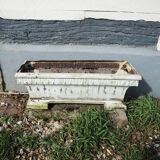 Antique Rectangular Metal Planter