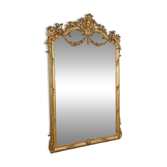 Important mirror in the style of Louis XIV – Louis XV, Napoleon III period – Mid-19th century