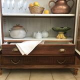 Old showcase bookcase - H216 cm