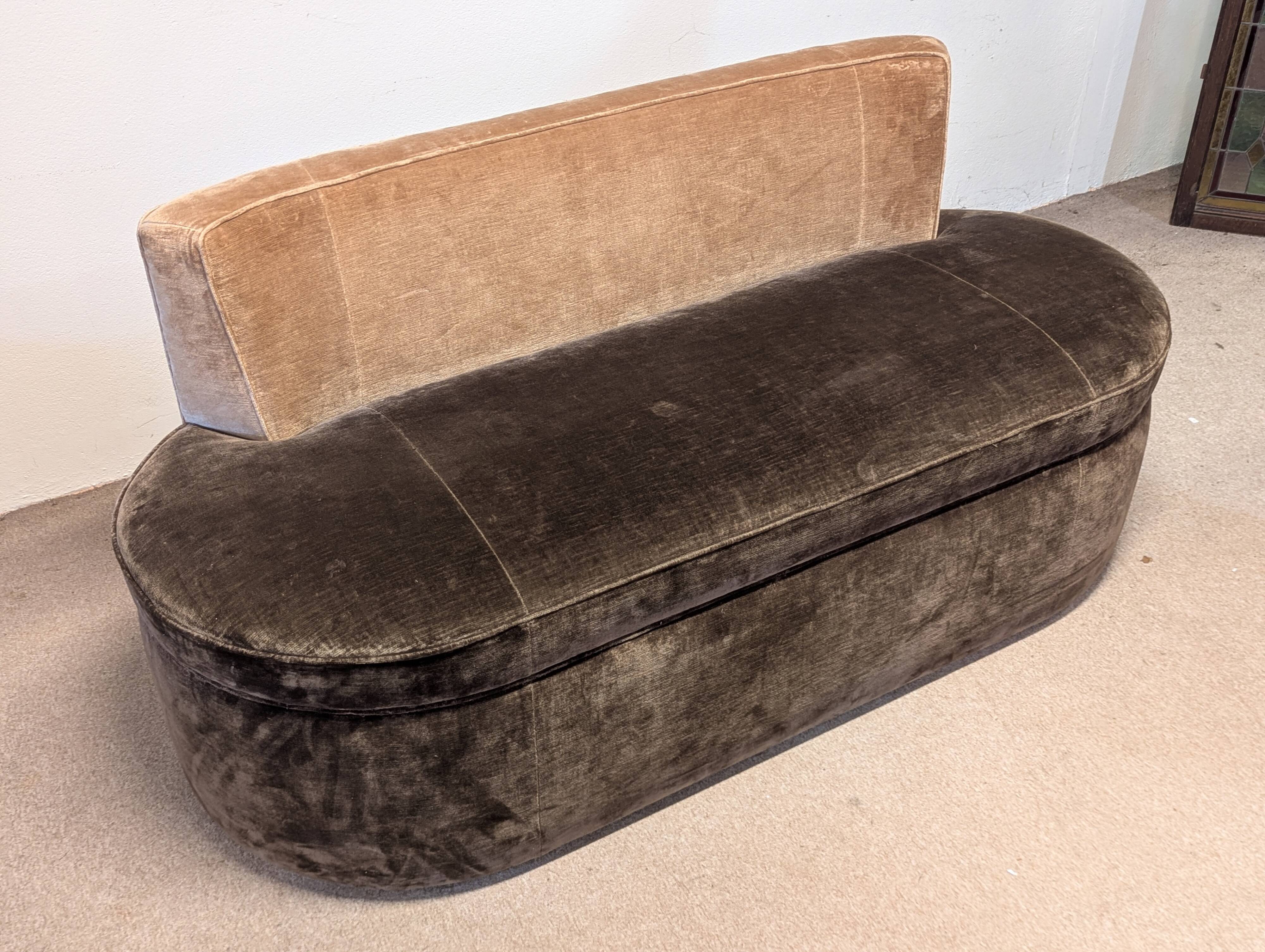 Velvet bench from Boucheron Paris.