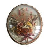 Frame dried flowers