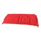 Chemin de table lin et coton et bordure au crochet de couleur rouge vintage