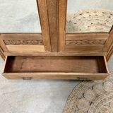 Art Deco oak wardrobe with mirrors (refurbished)