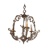 Bronze chandelier with angels