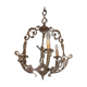 Lustre en bronze avec angelots