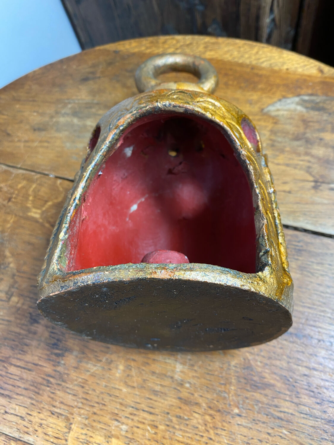 Ceramic lanterns, decorated with religious icons.