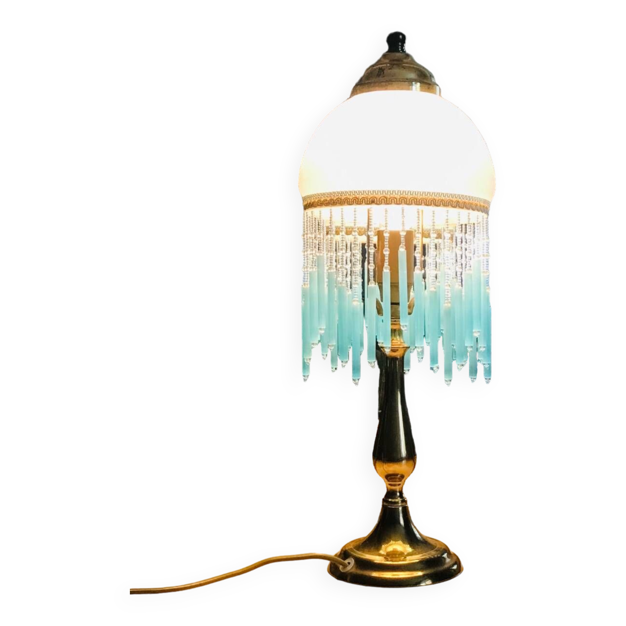 Tassel table lamp