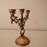 Candlestick 3 arms in brass