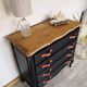 Oak chest of drawers