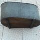 Baignoire en zinc socle en bois