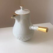 Beautiful Limoges coffee pot and teapot, UNIC Paris.