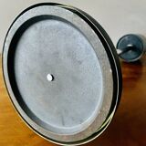 Vintage metal ashtray - push up