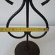 Raw wrought iron chandelier