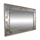 Miroir de bistrot Art Nouveau en verre églomisé