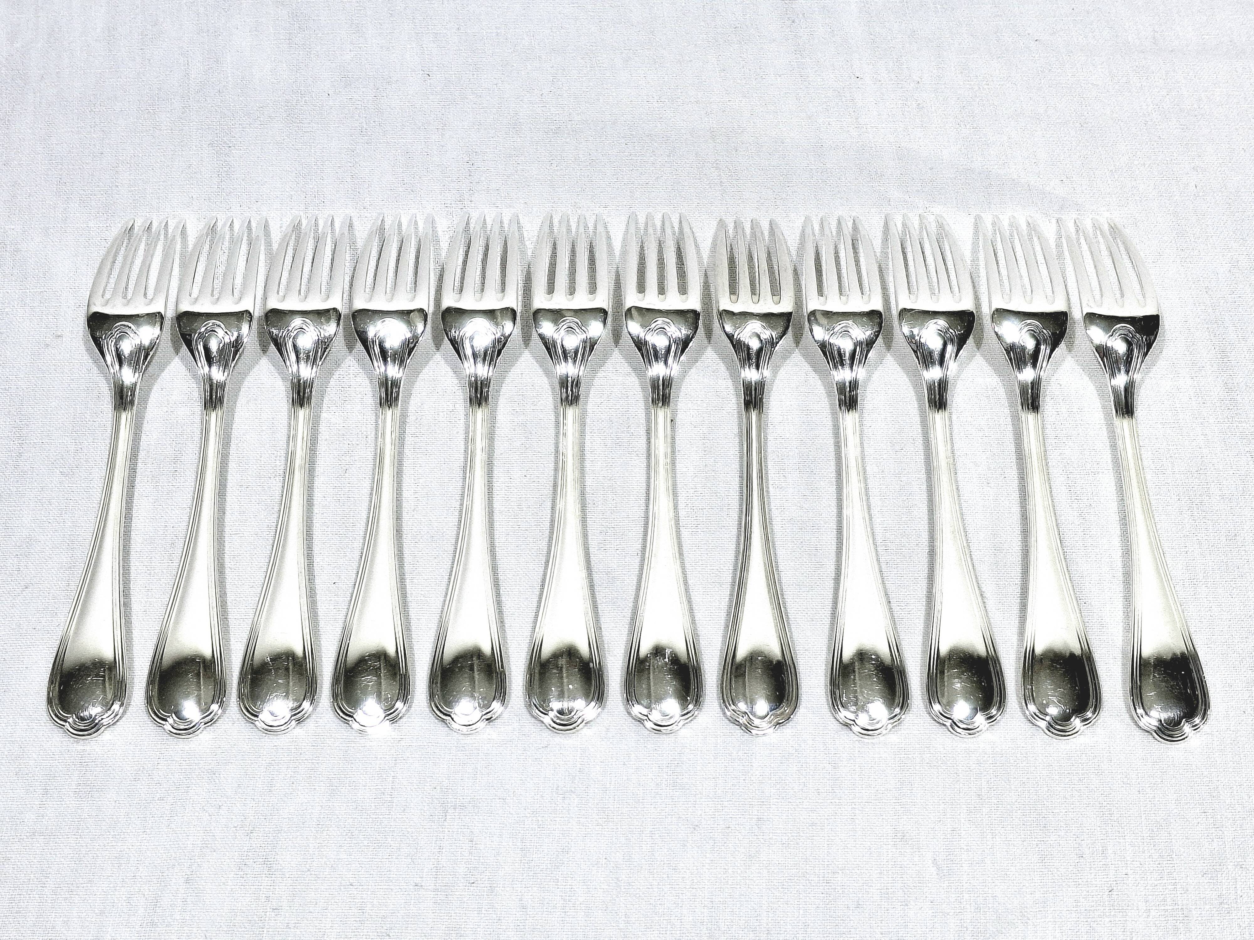 Christofle - 87-piece cutlery set Spatours Silver-plated Metal
