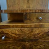 1939s pair of Art Deco bedside tables, Czechoslovakia