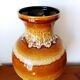 Vintage Bay West Germany 1970s potiche vase