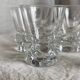 Set of 8 vintage DAUM crystal shooter glasses, 1970s