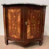 Notch has two curved doors mahogany and rosewood xviii century