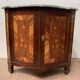 Notch has two curved doors mahogany and rosewood xviii century