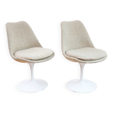 2 Chaises – Tulipe - Eero SAARINEN – Knoll - Pivotante