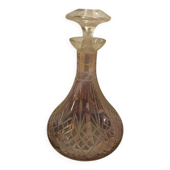 Cut glass carafe