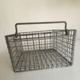 Metal-handled rack storage locker