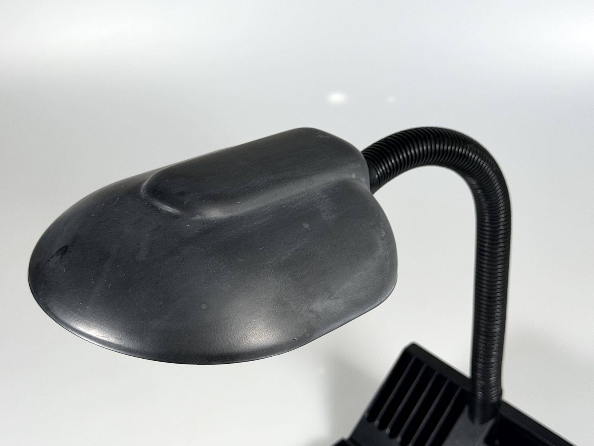 1960s 1970s Gooseneck Table Lamp Adjustable Space Age in Metal & Plastic