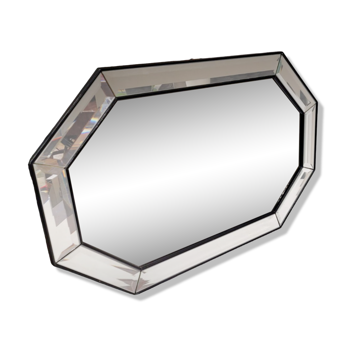 Miroir biseauté octogonal