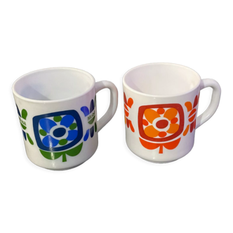 Lot de 2 mugs mobil