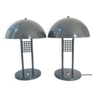 Pair of vintage lamps 1980