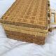Valise cartable en osier
