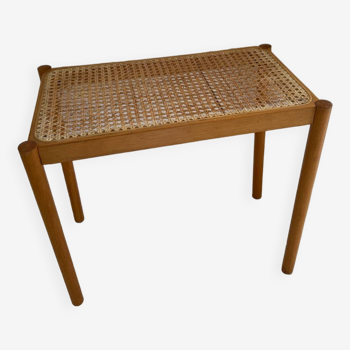 Cane side table