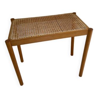 Cane side table