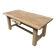 Solid oak farmhouse table